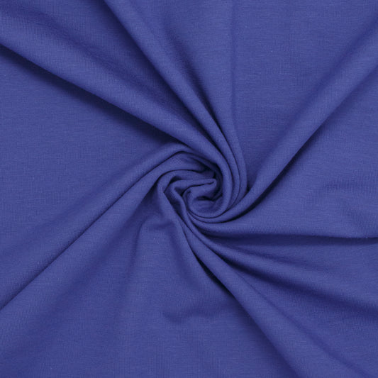 Capra Cotton Jersey Knit Deep Cornflower ½ yd-Fabric-Spool of Thread