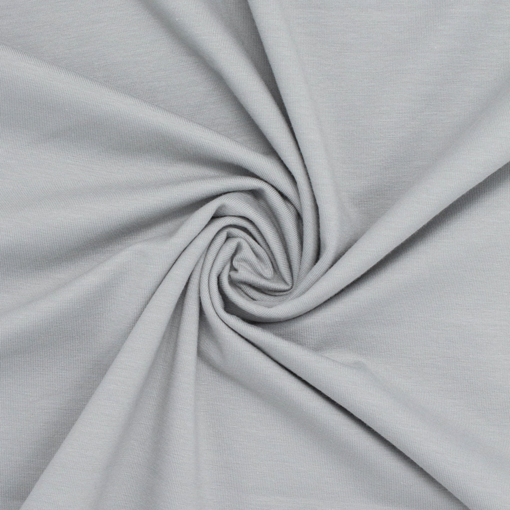 Capra Cotton Jersey Knit Dove Grey ½ yd-Fabric-Spool of Thread
