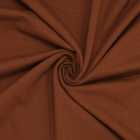 Capra Cotton Jersey Knit Walnut ½ yd-Fabric-Spool of Thread