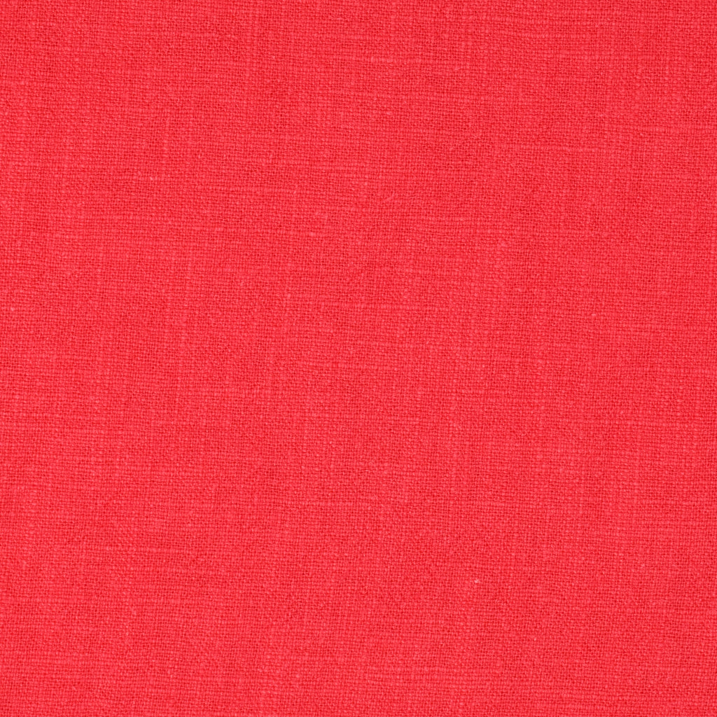 Cascade Stonewashed Ramie Slub Bright Geranium ½ yd-Fabric-Spool of Thread