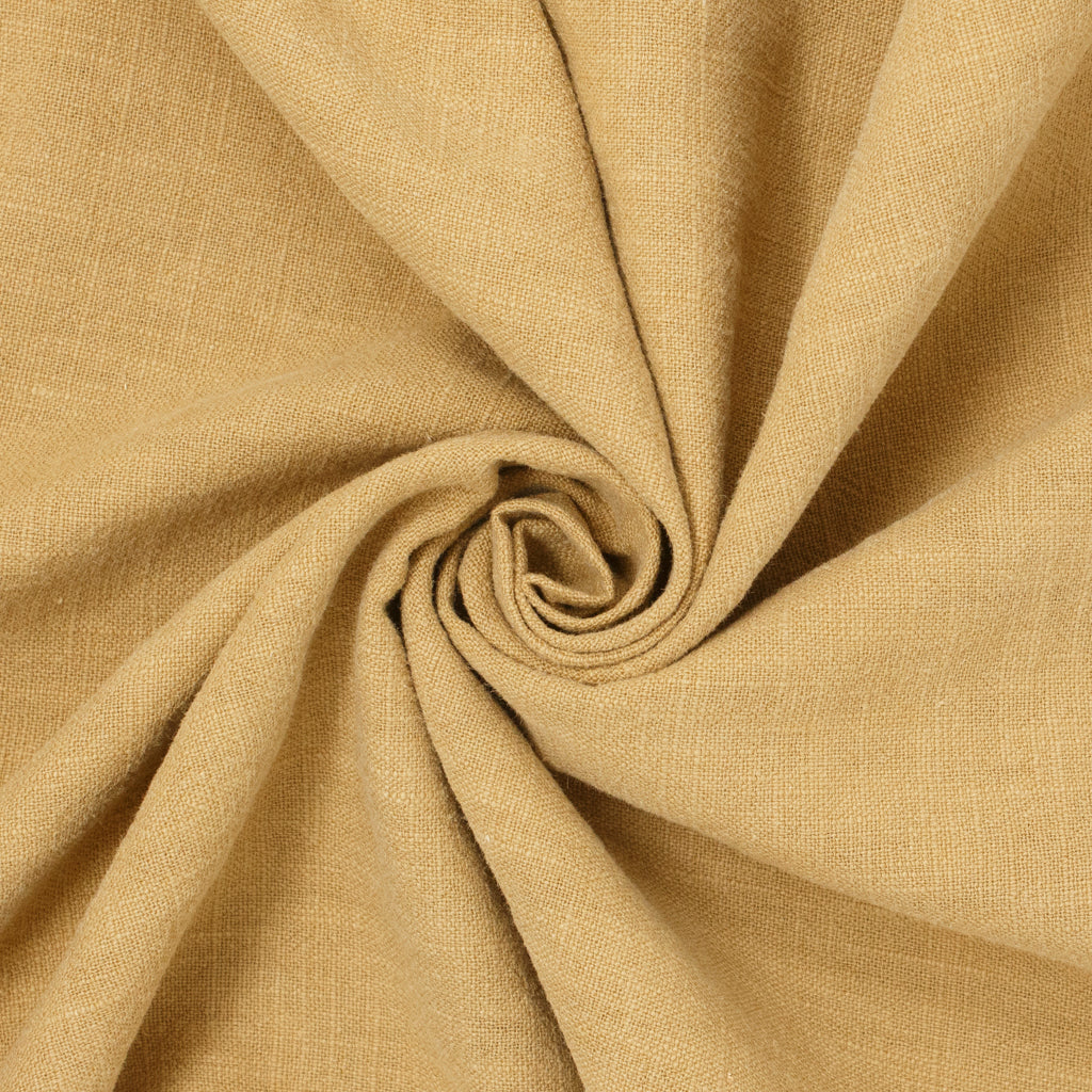 Cascade Stonewashed Ramie Slub Late Summer Wheat ½ yd-Fabric-Spool of Thread