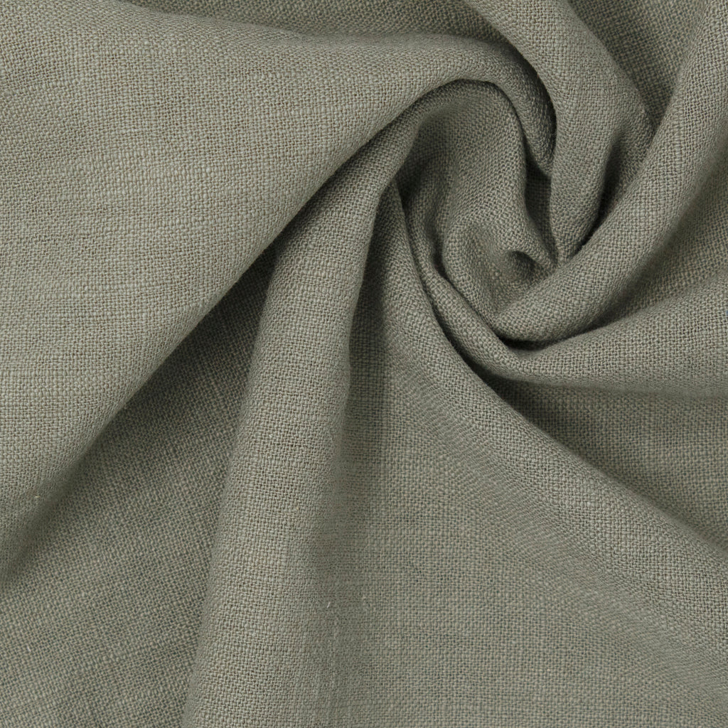 Cascade Stonewashed Ramie Slub Moss ½ yd-Fabric-Spool of Thread