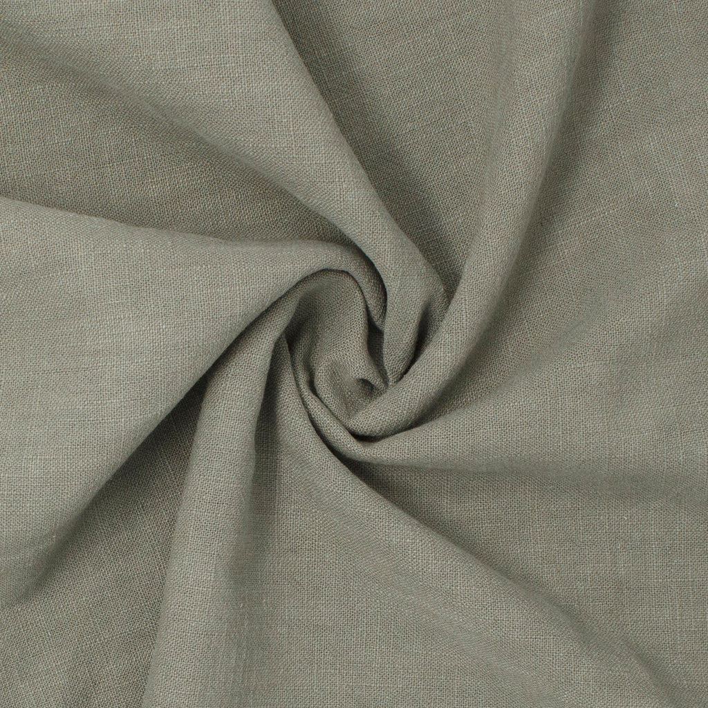 Cascade Stonewashed Ramie Slub Moss ½ yd-Fabric-Spool of Thread