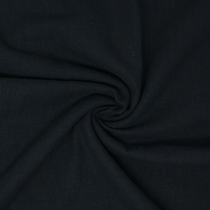 Cascade Stonewashed Ramie Slub New Moon Black ½ yd-Fabric-Spool of Thread