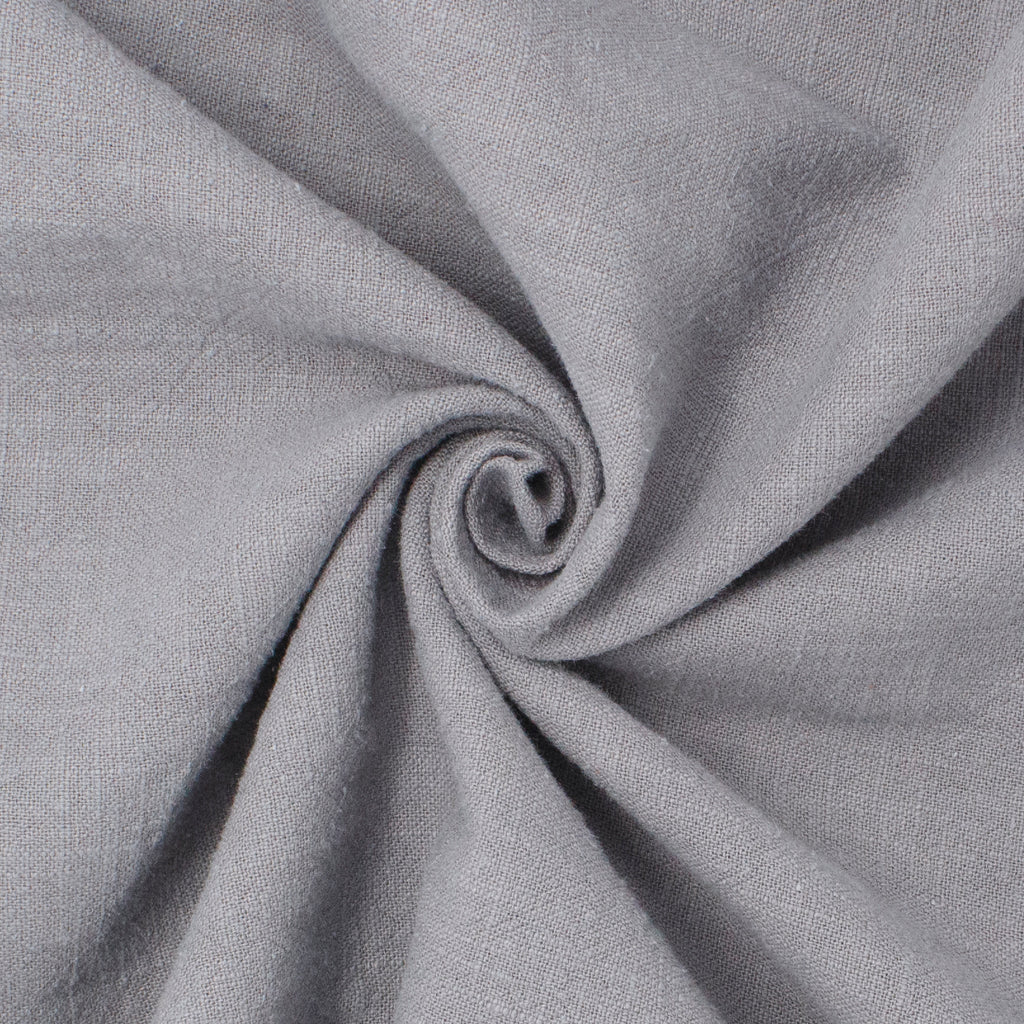 Cascade Stonewashed Ramie Slub Overcast Vancouver Grey ½ yd-Fabric-Spool of Thread