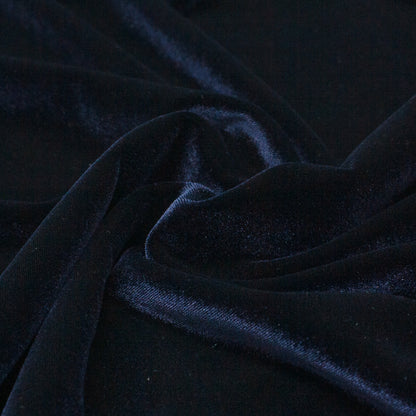 Chase Polyester Stretch Velvet Plum ½ yd