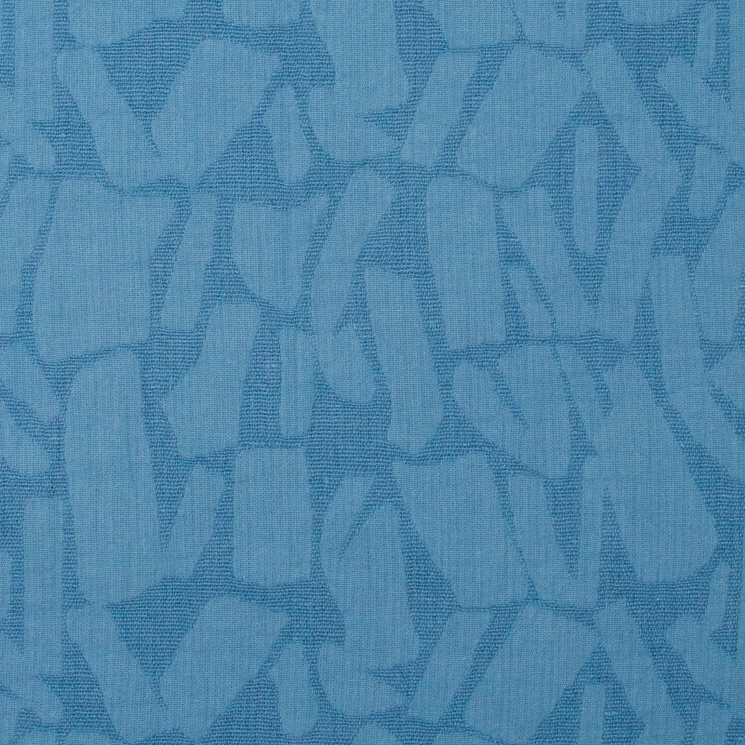 Clara Cotton Rayon Linen Jacquard Blue Hydrangea ½ yd-Fabric-Spool of Thread