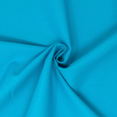 Colorworks Premium Solid Bahama Blue ½ yd-Fabric-Spool of Thread
