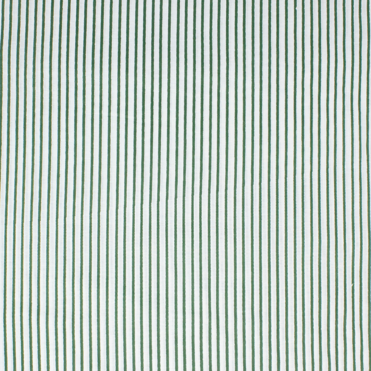 Cotton Block Print Lawn Mini Stripe Grass ½ yd-Fabric-Spool of Thread