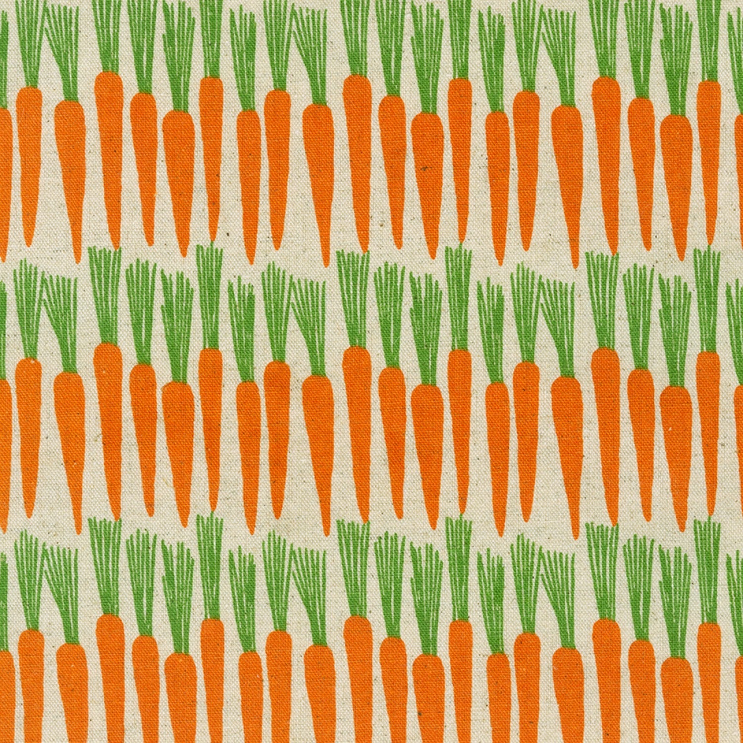 Cotton Flax Carrots Orange ½ yd-Fabric-Spool of Thread