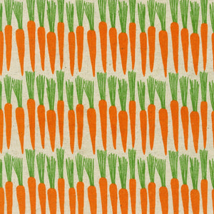 Cotton Flax Carrots Orange ½ yd-Fabric-Spool of Thread