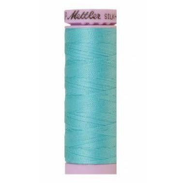 Mettler Silk Finish Cotton Thread 150m Blue Curacao-Notion-Spool of Thread