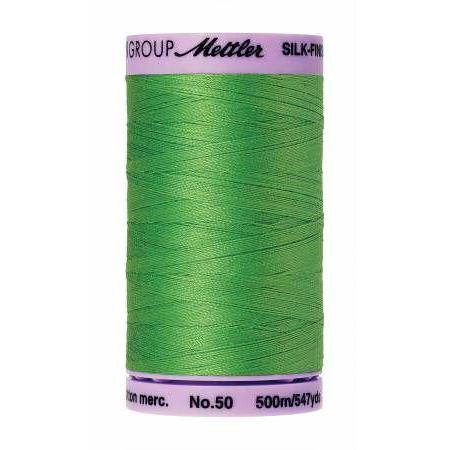 Mettler Silk Finish Cotton Thread 500m Light Kelly-Notion-Spool of Thread