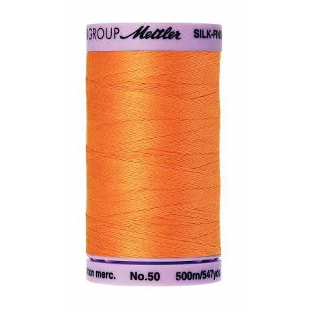 Mettler Silk Finish Cotton Thread 500m Pumpkin-Notion-Spool of Thread