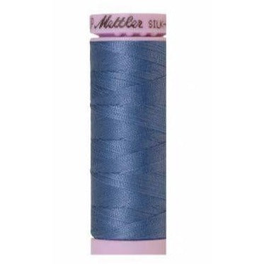 Mettler Silk Finish Cotton Thread 150m Smoky Blue-Notion-Spool of Thread