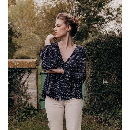 Cousette Castagnette Blouse Paper Pattern-Pattern-Spool of Thread
