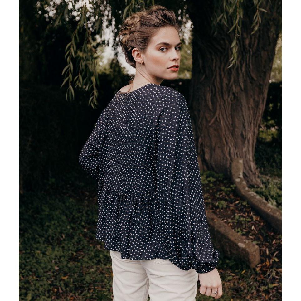 Cousette Castagnette Blouse Paper Pattern-Pattern-Spool of Thread