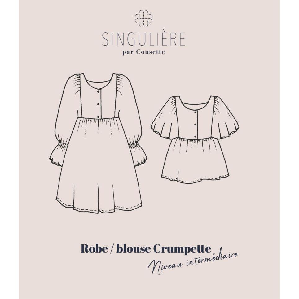 Cousette Crumpette Dress and Blouse Paper Pattern-Pattern-Spool of Thread