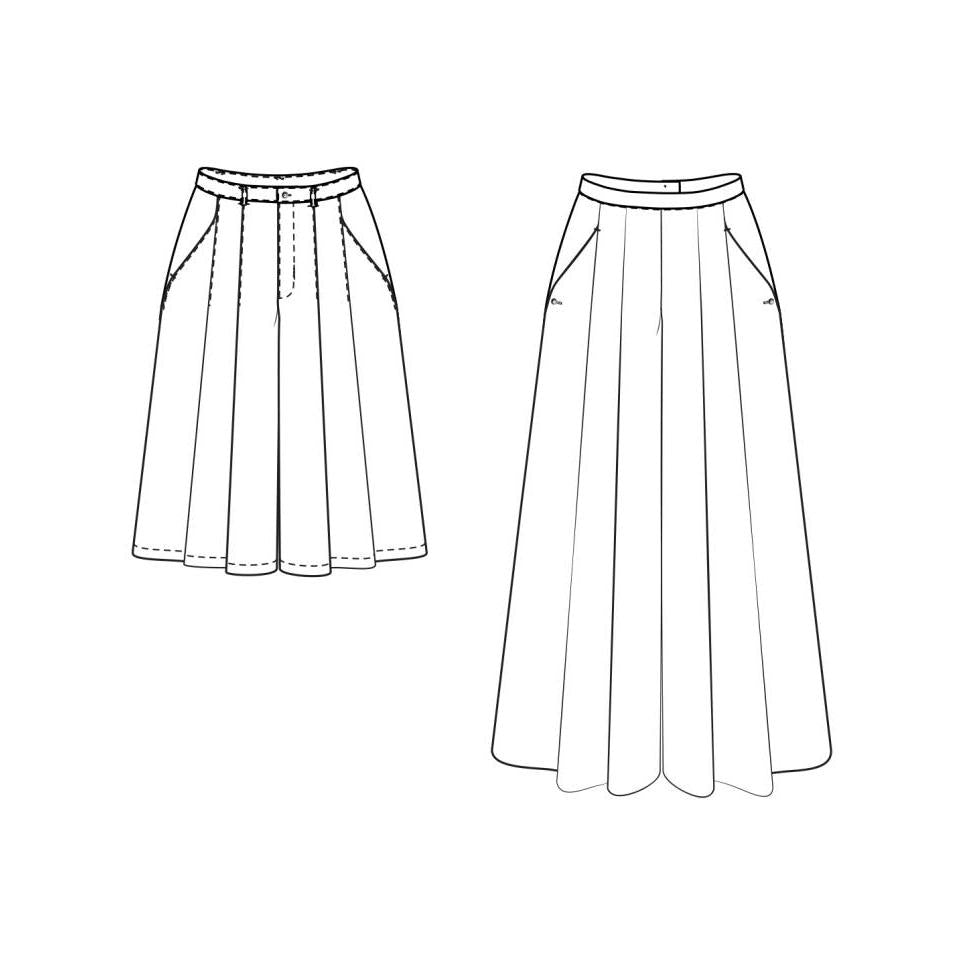 Cousette Devinette Culottes Paper Pattern-Pattern-Spool of Thread