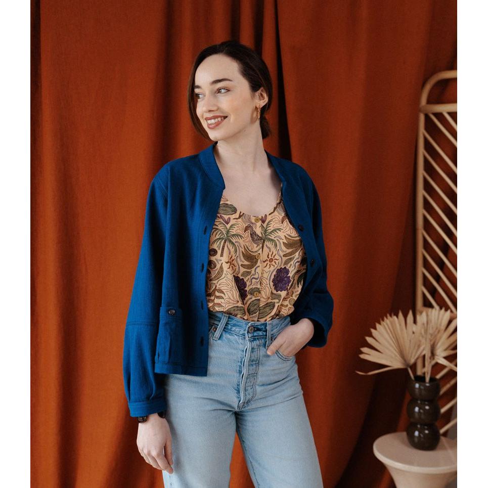 Cousette Elyette Blouse or Jacket Paper Pattern-Pattern-Spool of Thread