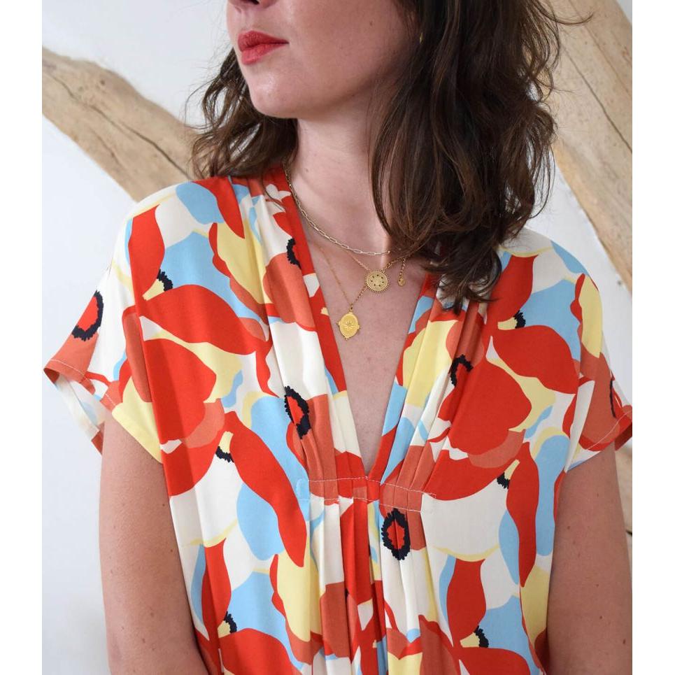 Cousette Espelette Dress and Blouse Paper Pattern-Pattern-Spool of Thread