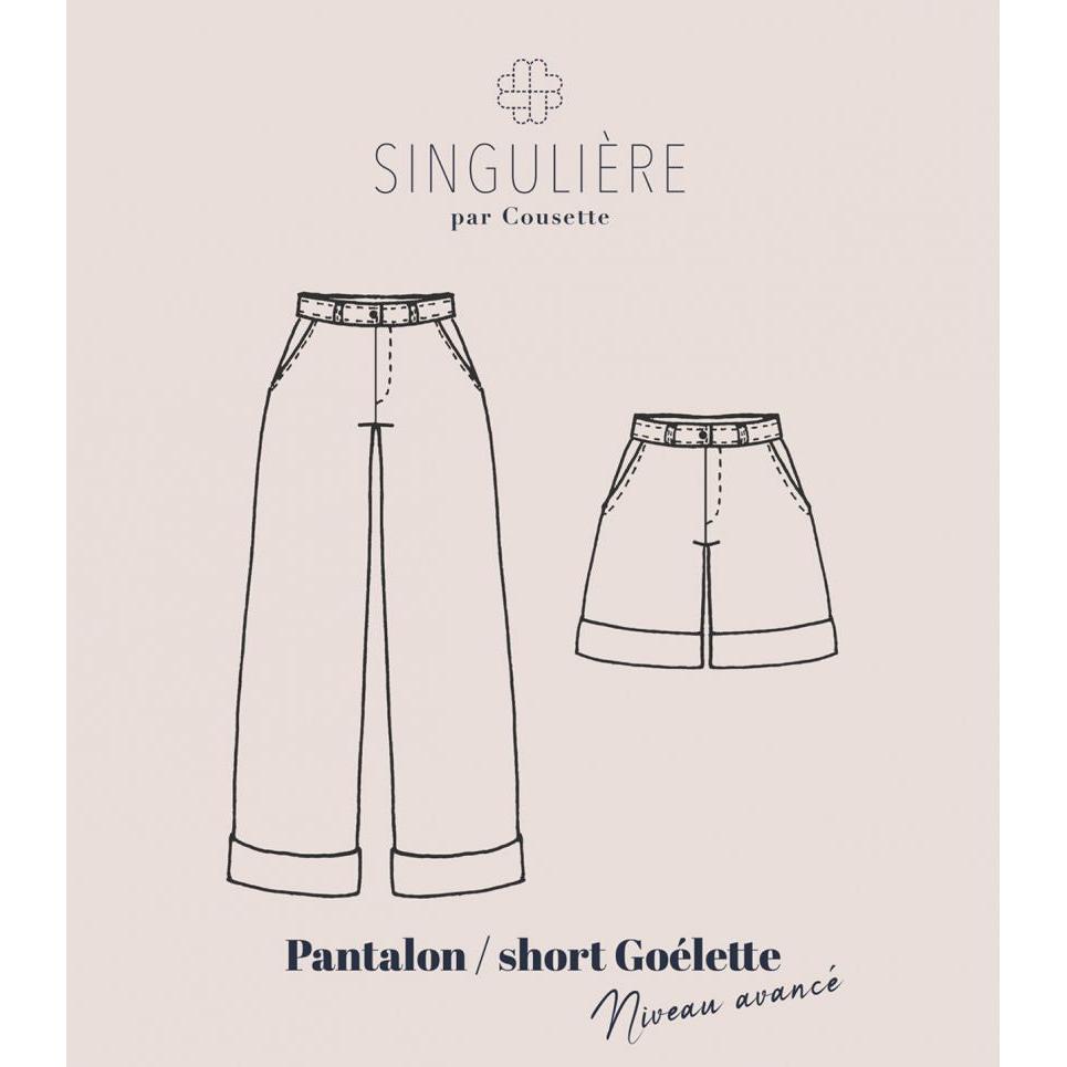 Cousette Goélette Pants and Shorts Paper Pattern-Pattern-Spool of Thread