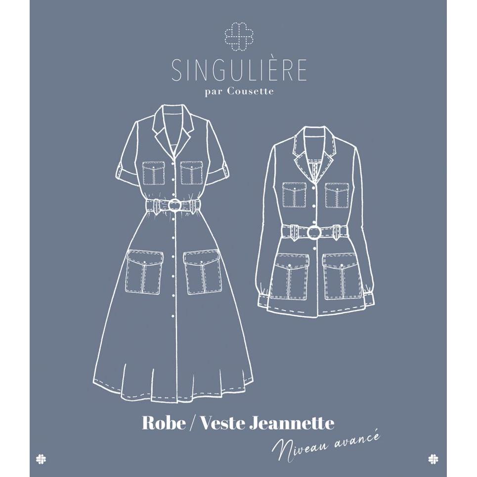 Cousette Jeanette Dress and Jacket Paper Pattern-Pattern-Spool of Thread