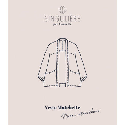 Cousette Matchette Jacket Paper Pattern-Pattern-Spool of Thread
