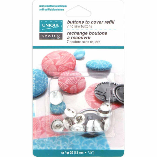 Cover Buttons Without Tool, 1⁄2″ 12mm