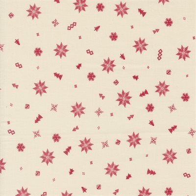 Cozy Wonderland Snowflake Natural ½ yd-Fabric-Spool of Thread