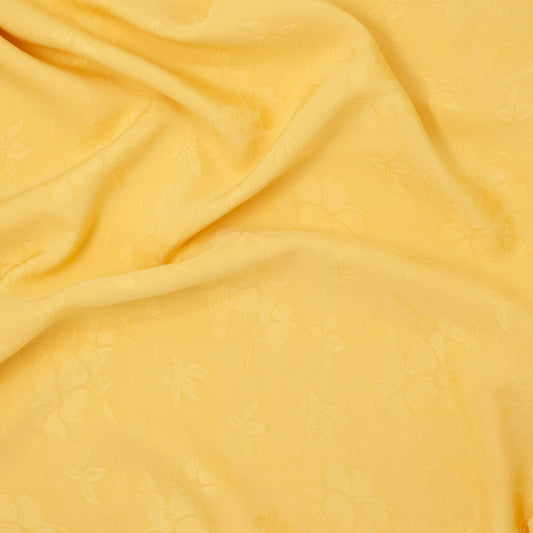 Creston Viscose Woven Flora Dobby Butter ½ yd-Fabric-Spool of Thread