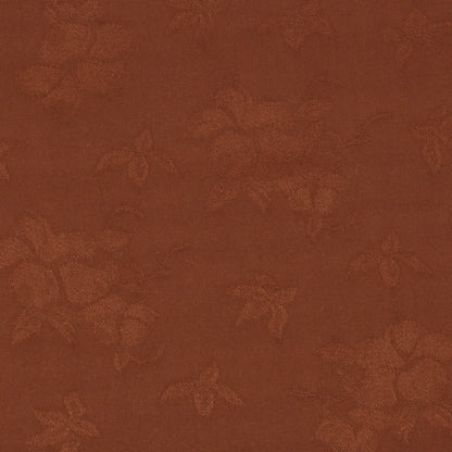 Creston Viscose Woven Flora Dobby Chocolate ½ yd-Fabric-Spool of Thread