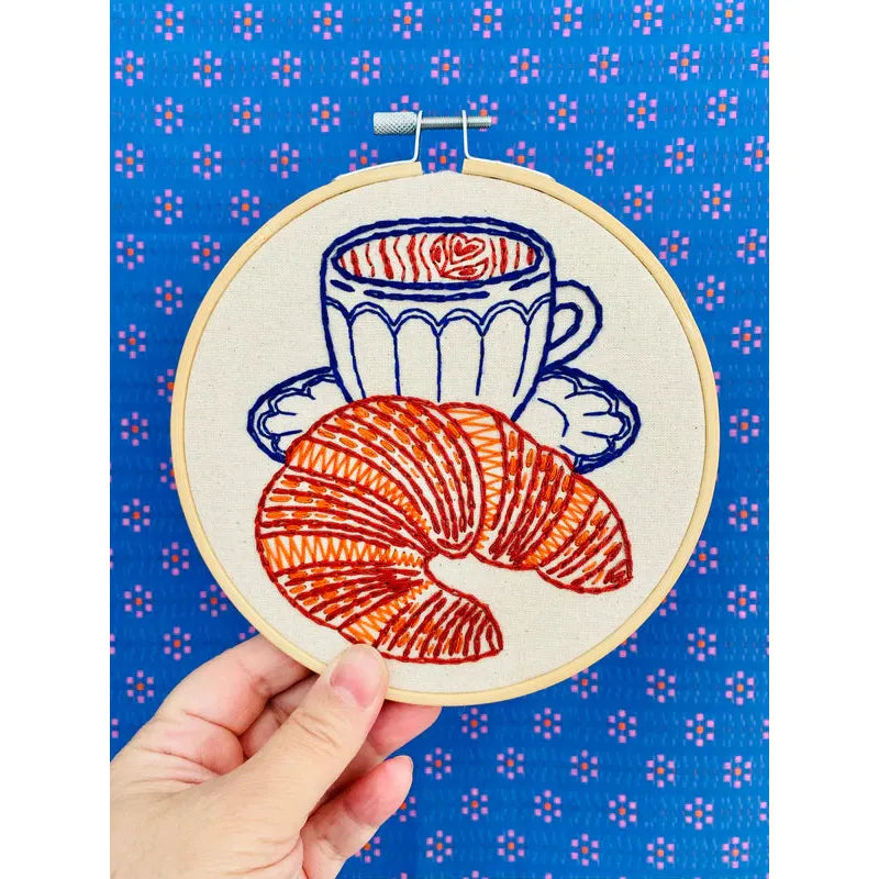 Croissant Complete Embroidery Kit-Notion-Spool of Thread