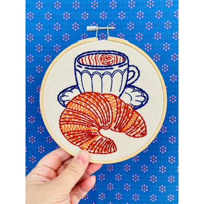 Croissant Complete Embroidery Kit-Notion-Spool of Thread