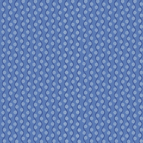 Curio Blue ½ yd-Fabric-Spool of Thread