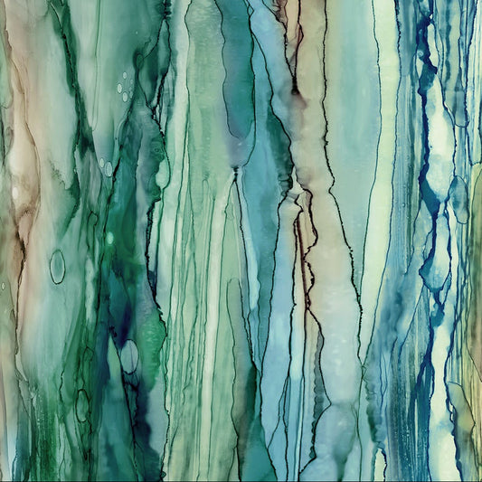 The Great Outdoors Texture Teal ½ yd
