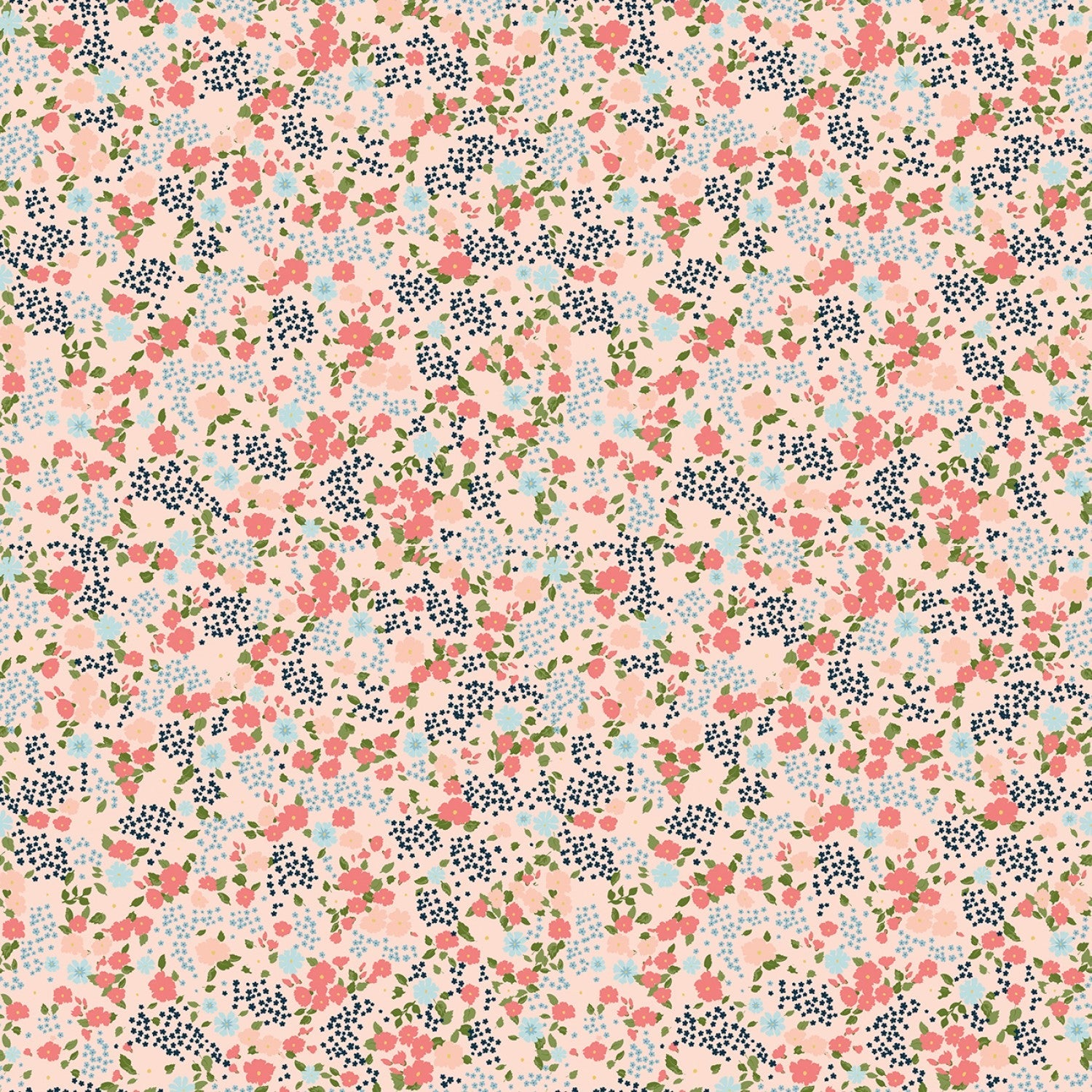 Day In The Life Floral Blush ½ yd-Fabric-Spool of Thread