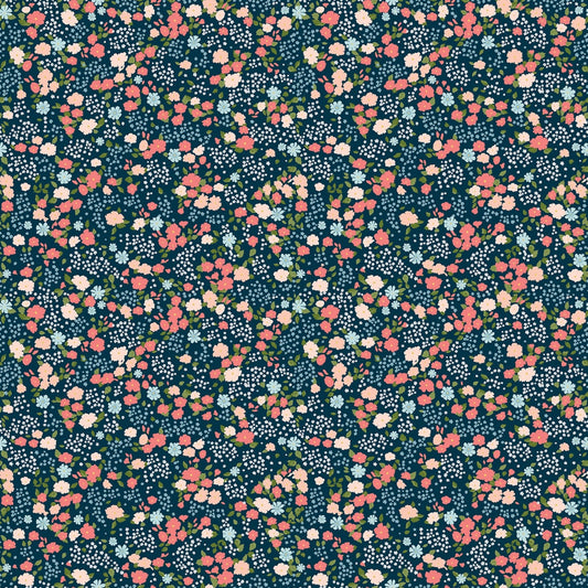 Day In The Life Floral Oxford ½ yd-Fabric-Spool of Thread