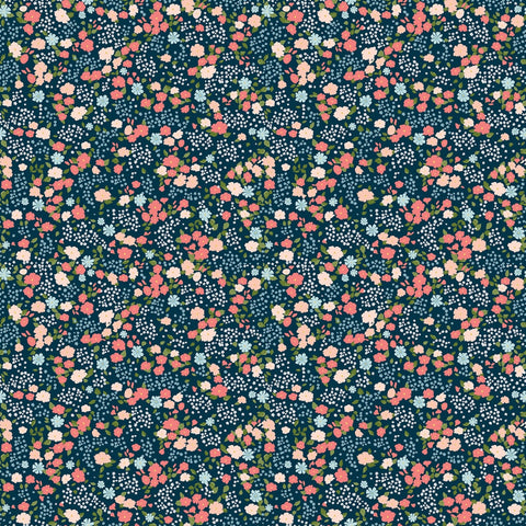 Day In The Life Floral Oxford ½ yd-Fabric-Spool of Thread