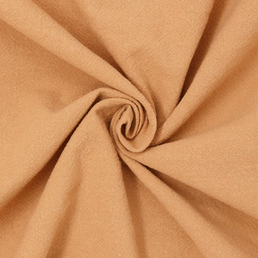 Denman Sandwashed Textured Cotton Poplin Acorn ½ yd-Fabric-Spool of Thread