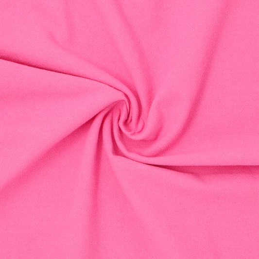 Denman Sandwashed Textured Cotton Poplin Peony Pink ½ yd-Fabric-Spool of Thread