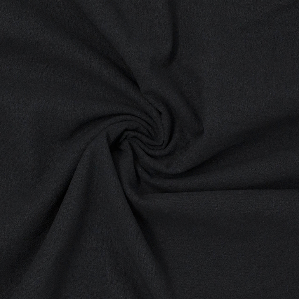 Denman Sandwashed Textured Cotton Poplin Raven ½ yd-Fabric-Spool of Thread