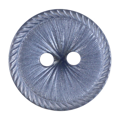 Effervescent Button - 15mm (⅝″), 2 Hole, Navy - 3 count-Notion-Spool of Thread