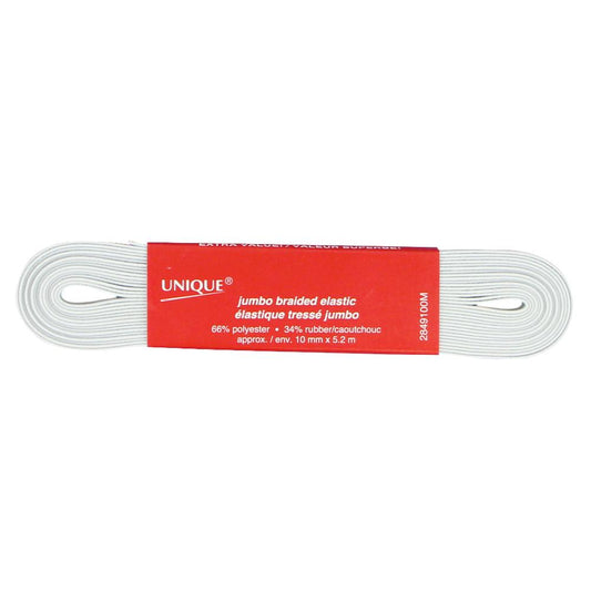 Elastic Braided, 10mm (.39") x 5.2m (5.69y)-Notion-Spool of Thread