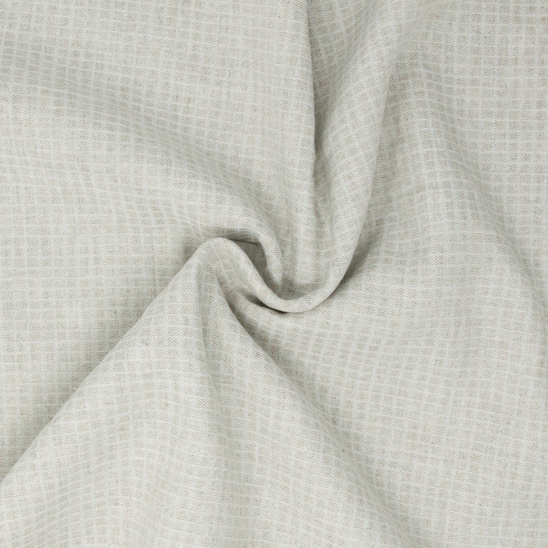 Elm Linen Cotton Jacquard Sand Dollar ½ yd-Fabric-Spool of Thread