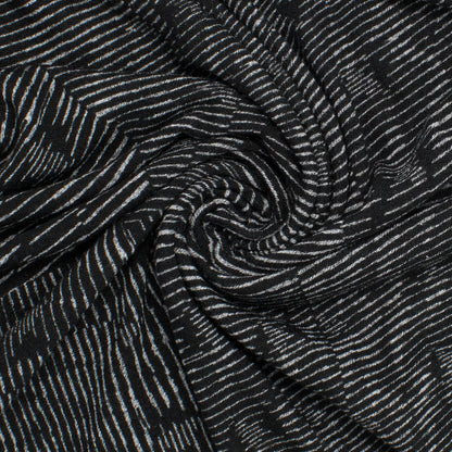 Emery Polyester Sweater Knit Newsprint ½ yd-Fabric-Spool of Thread