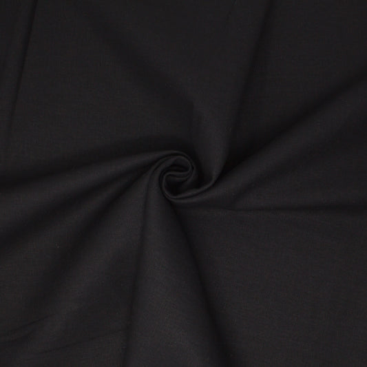Essex Linen Cotton Canvas Black ½ yd