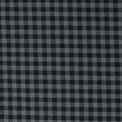 Essex Linen Cotton Gingham Licorice ½ yd-Fabric-Spool of Thread