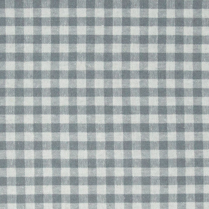 Essex Linen Cotton Gingham Yarn Dye Steel ½ yd