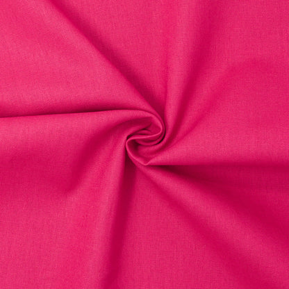 Essex Linen Cotton Solid Hot Pink ½ yd